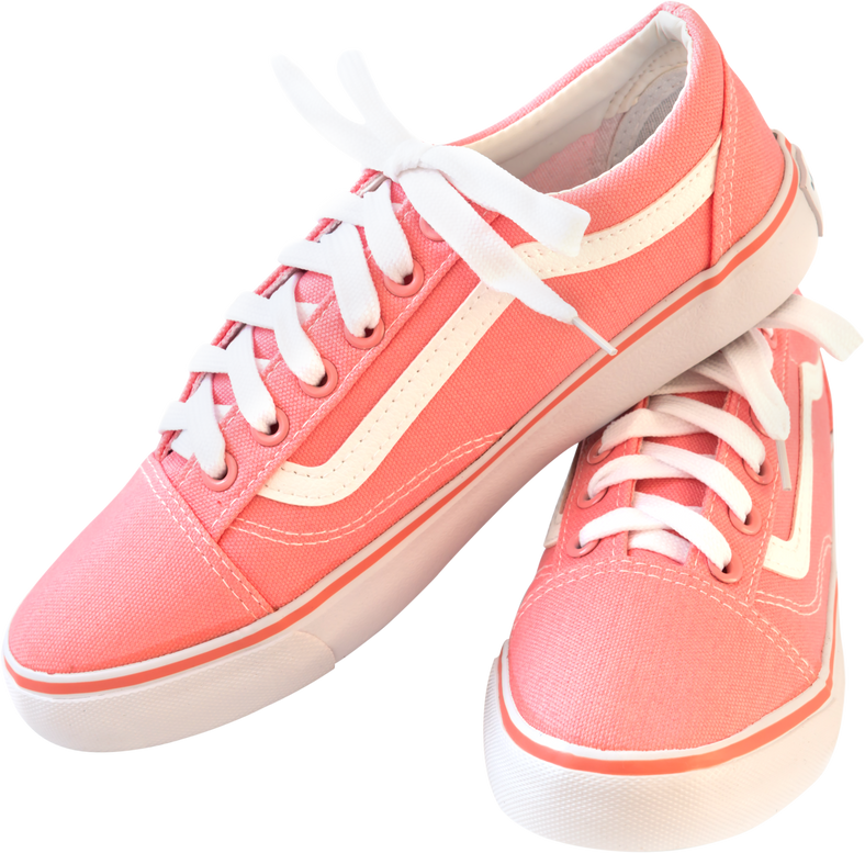 Pink shoes sneakers